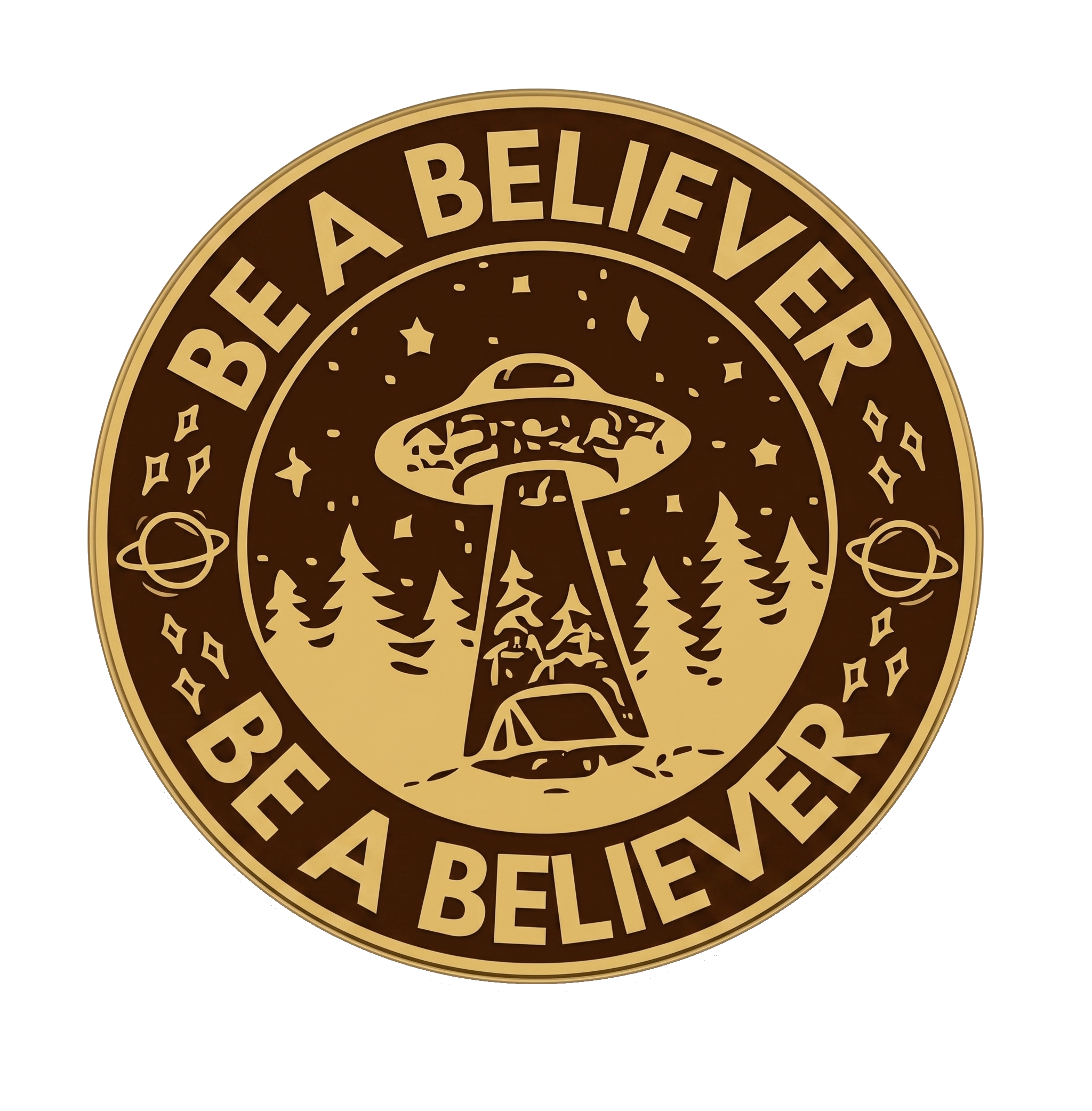 Alien Believer Short Sleeve T-Shirt