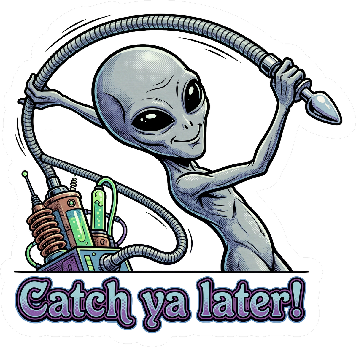 Alien Probe Stickers