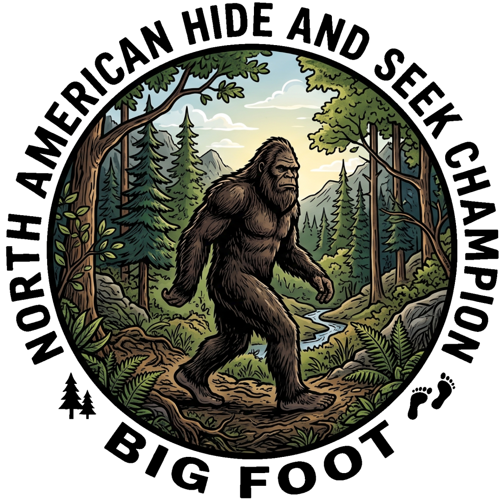 Bigfoot Hide And Seek Short Sleeve T-Shirt