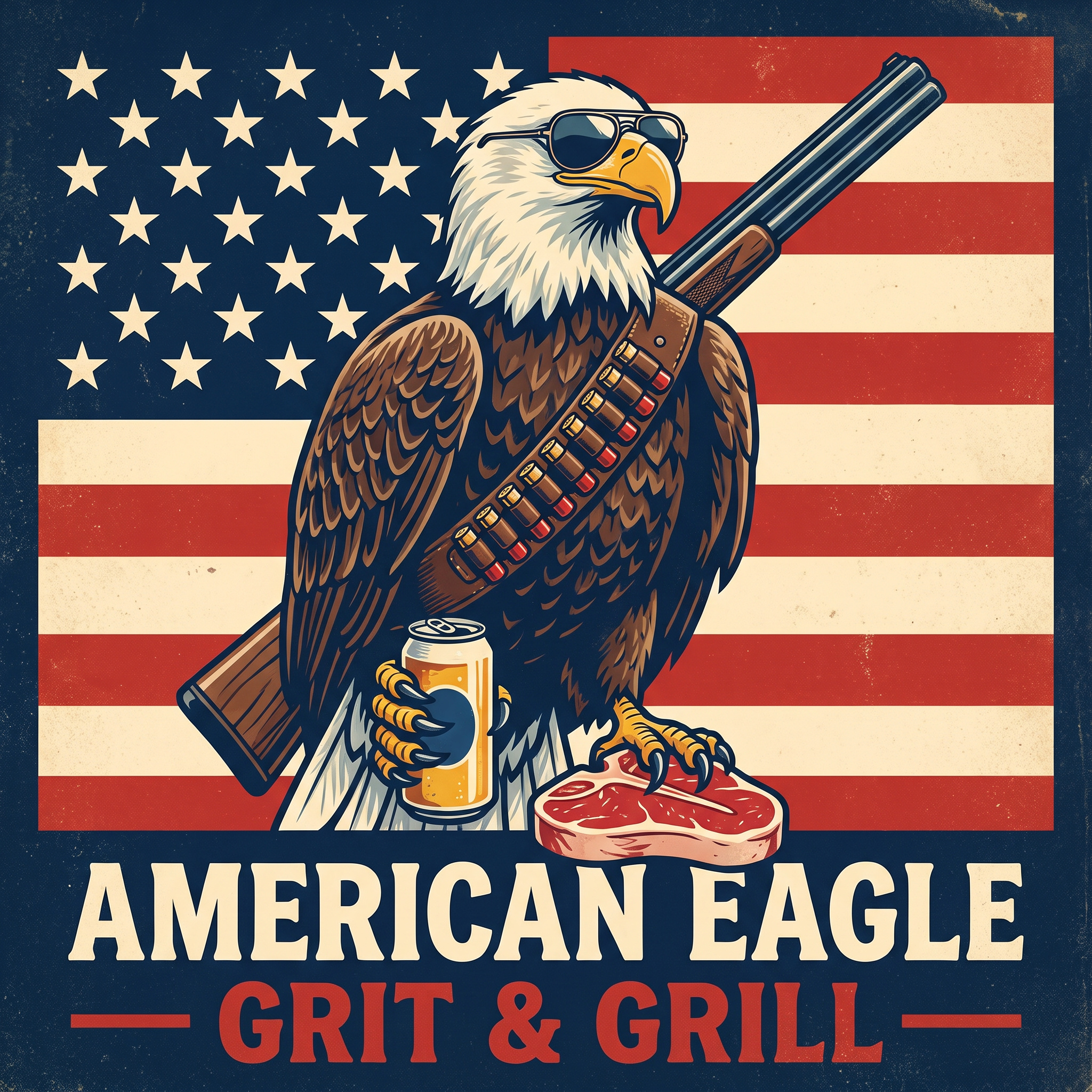 Eagle Grit Short Sleeve T-Shirt