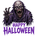 Halloween Ghoul Short Sleeve T-Shirt