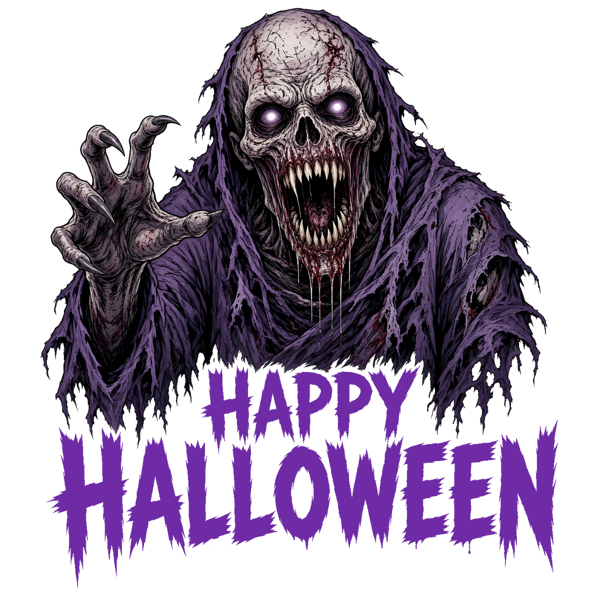 Halloween Ghoul Short Sleeve T-Shirt