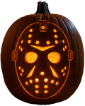 Halloween Hockey Lantern Short Sleeve T-Shirt
