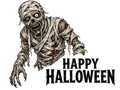 Halloween Mummy Short Sleeve T-Shirt