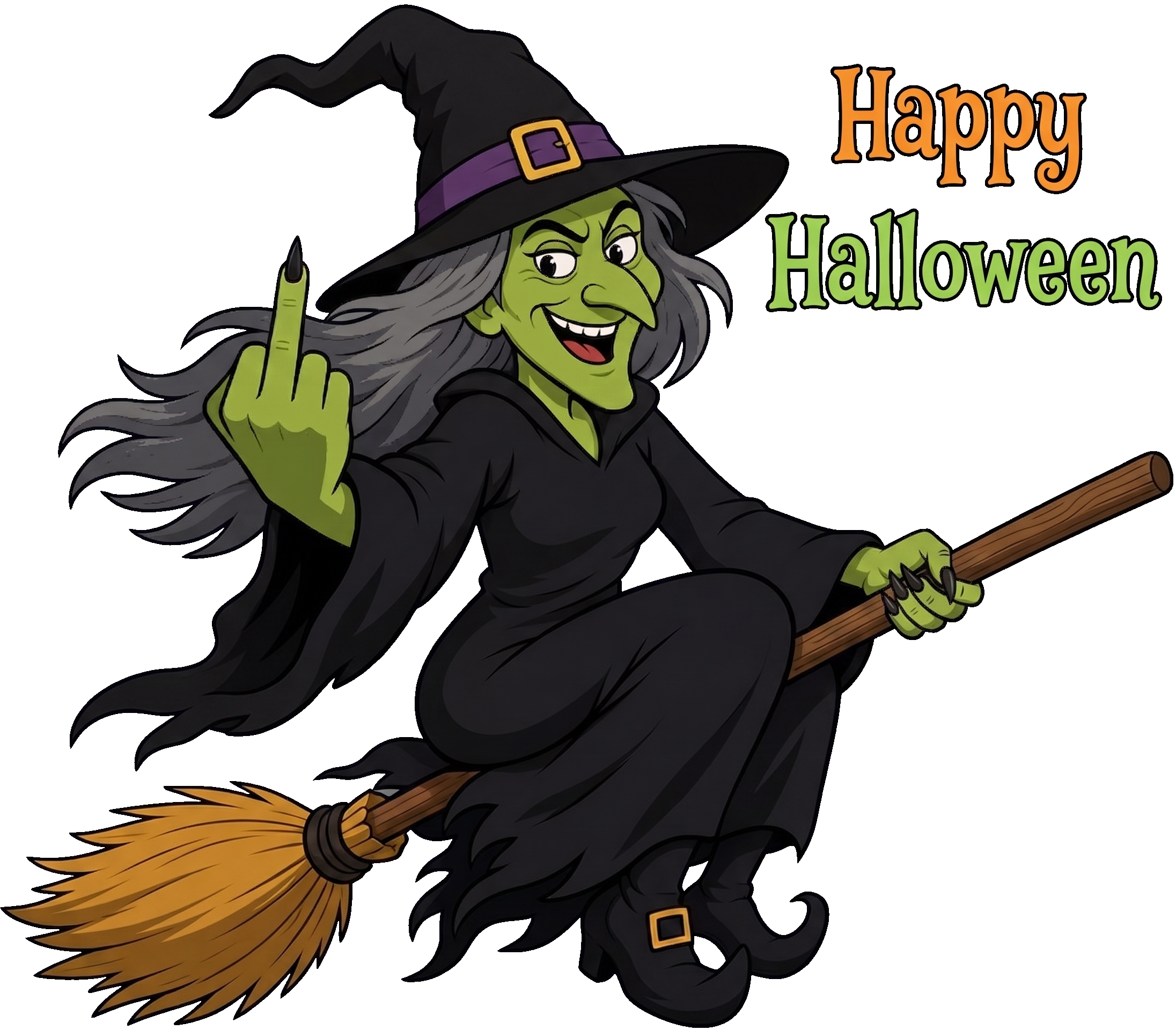 Halloween Witch Finger Short Sleeve T-Shirt