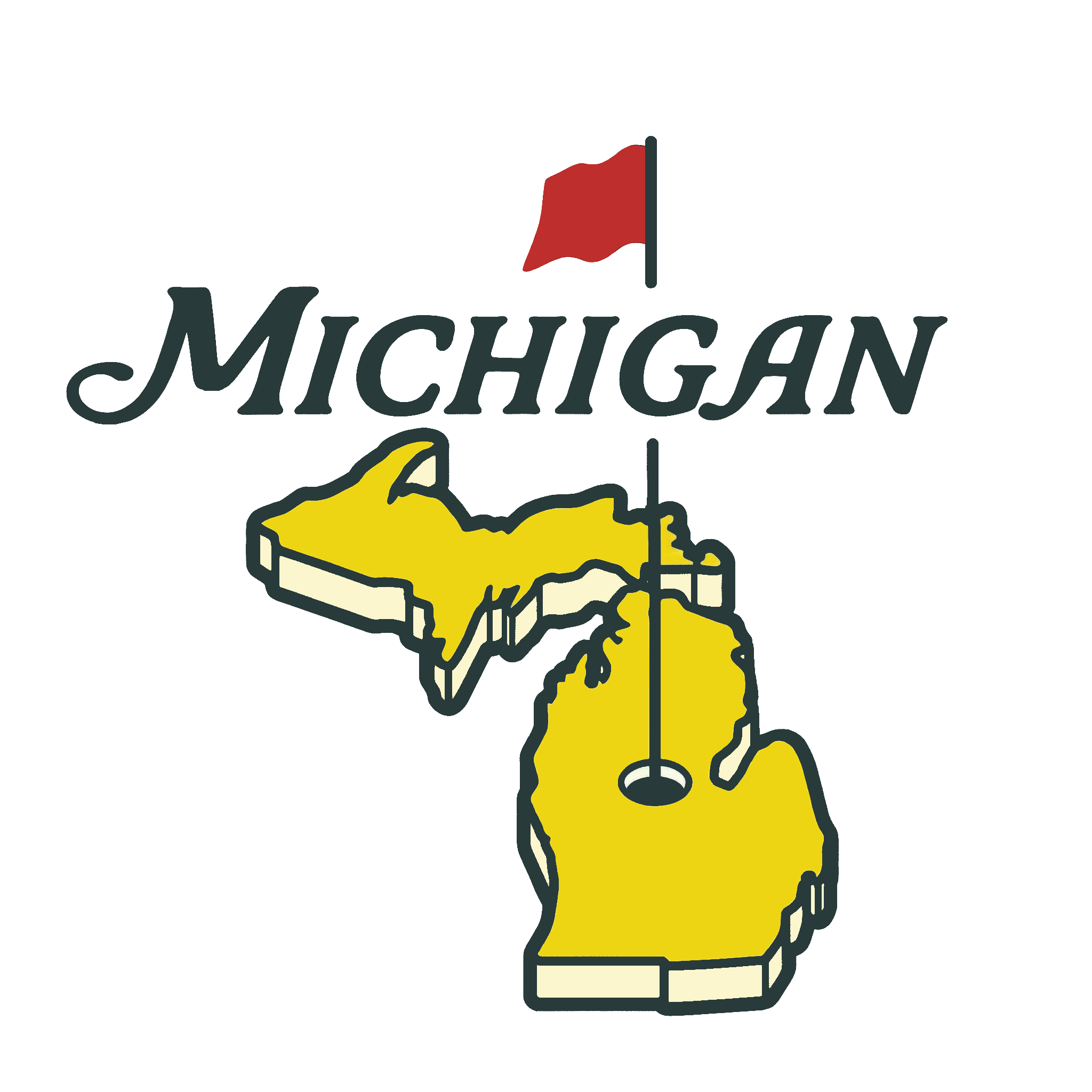 Michigan Golf Short Sleeve T-Shirt