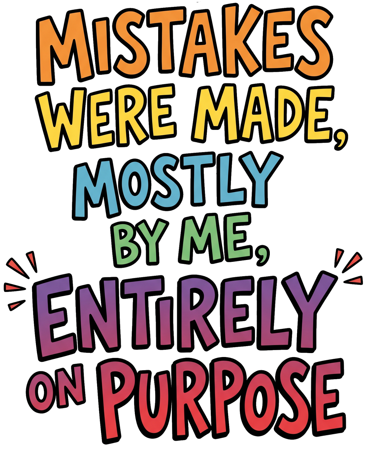 Mistakes Were Made Short Sleeve T-Shirt