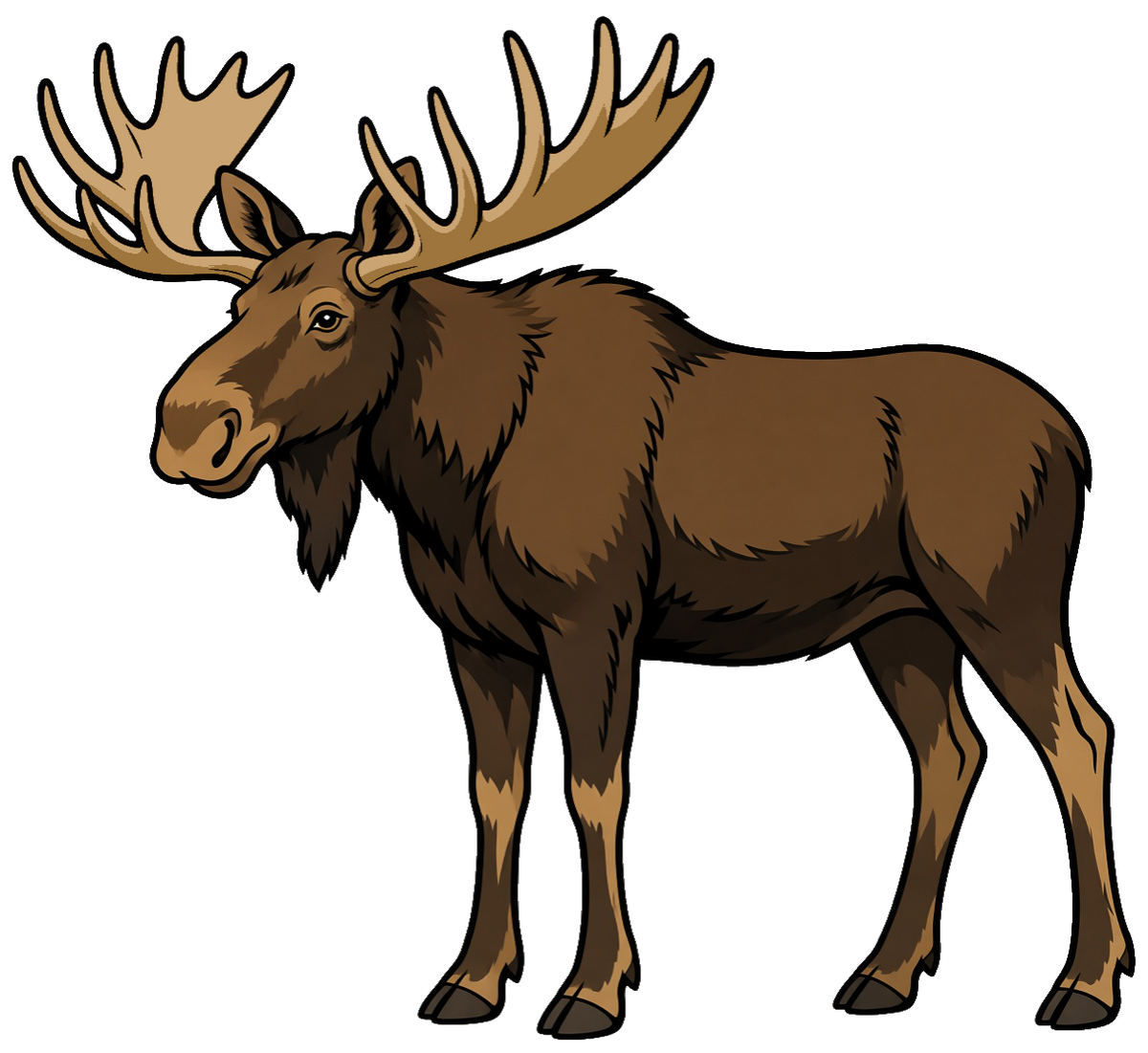 Moose Short Sleeve T-Shirt