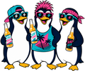 Penguin Beer Short Sleeve T-Shirt
