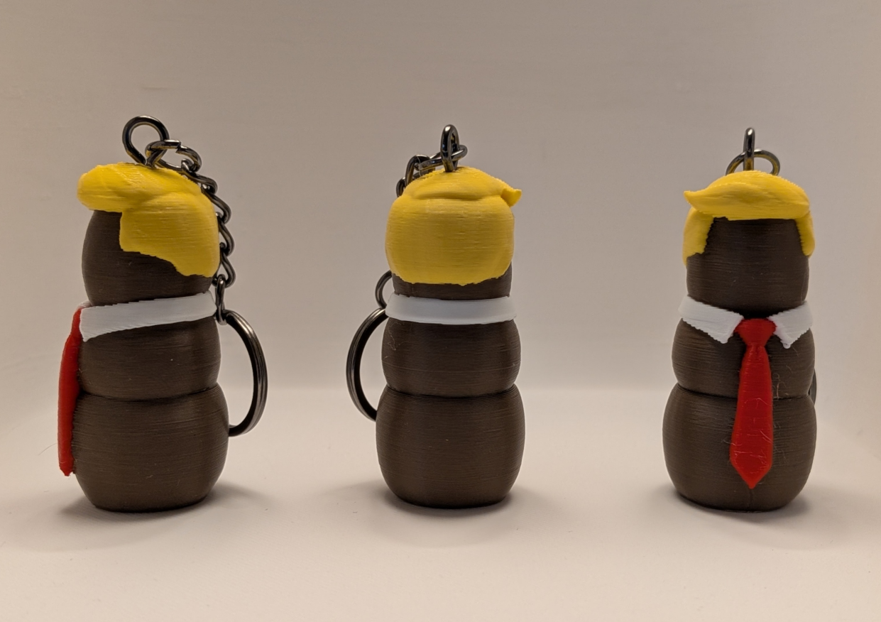 President Dump Keychain