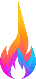 Printed Fire Logo Short Sleeve T-Shirt