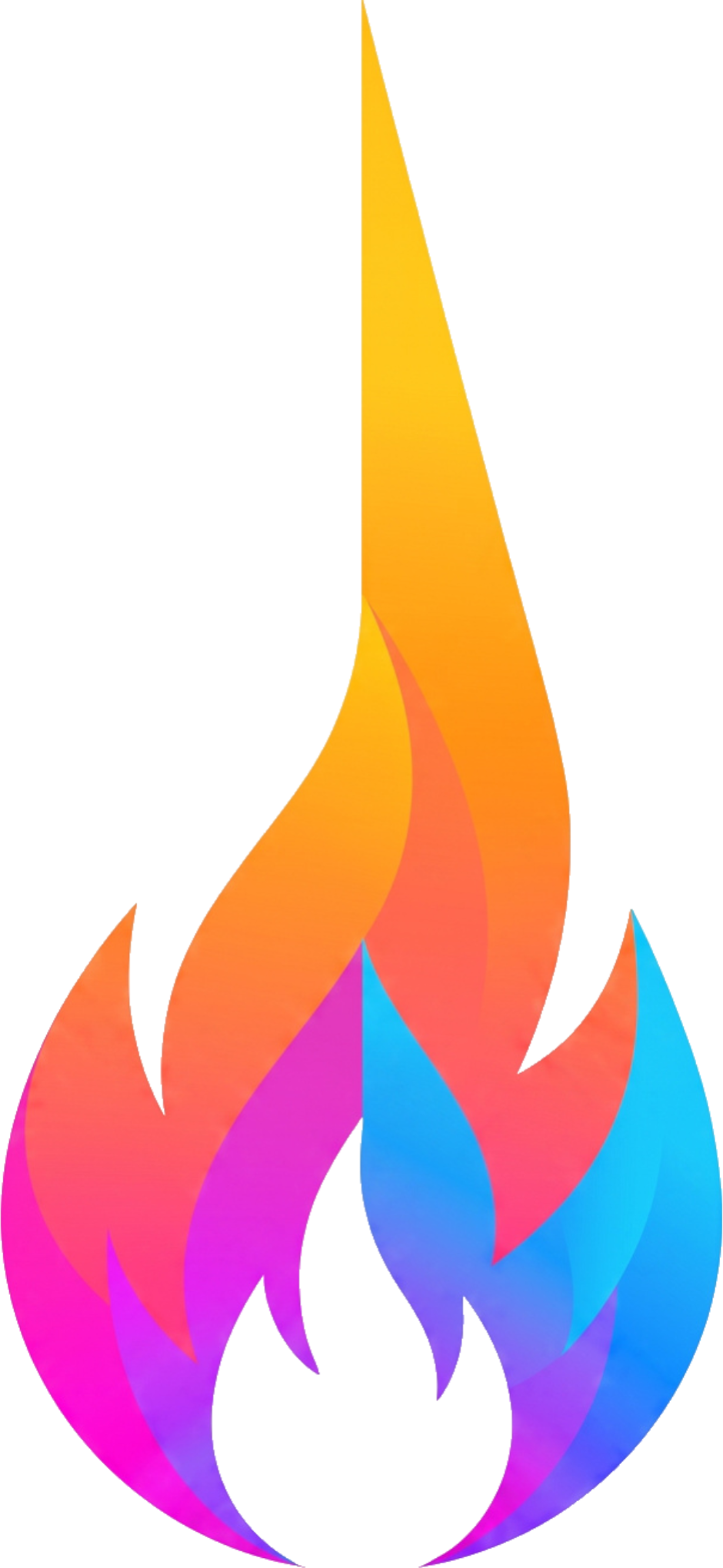 Printed Fire Logo Short Sleeve T-Shirt
