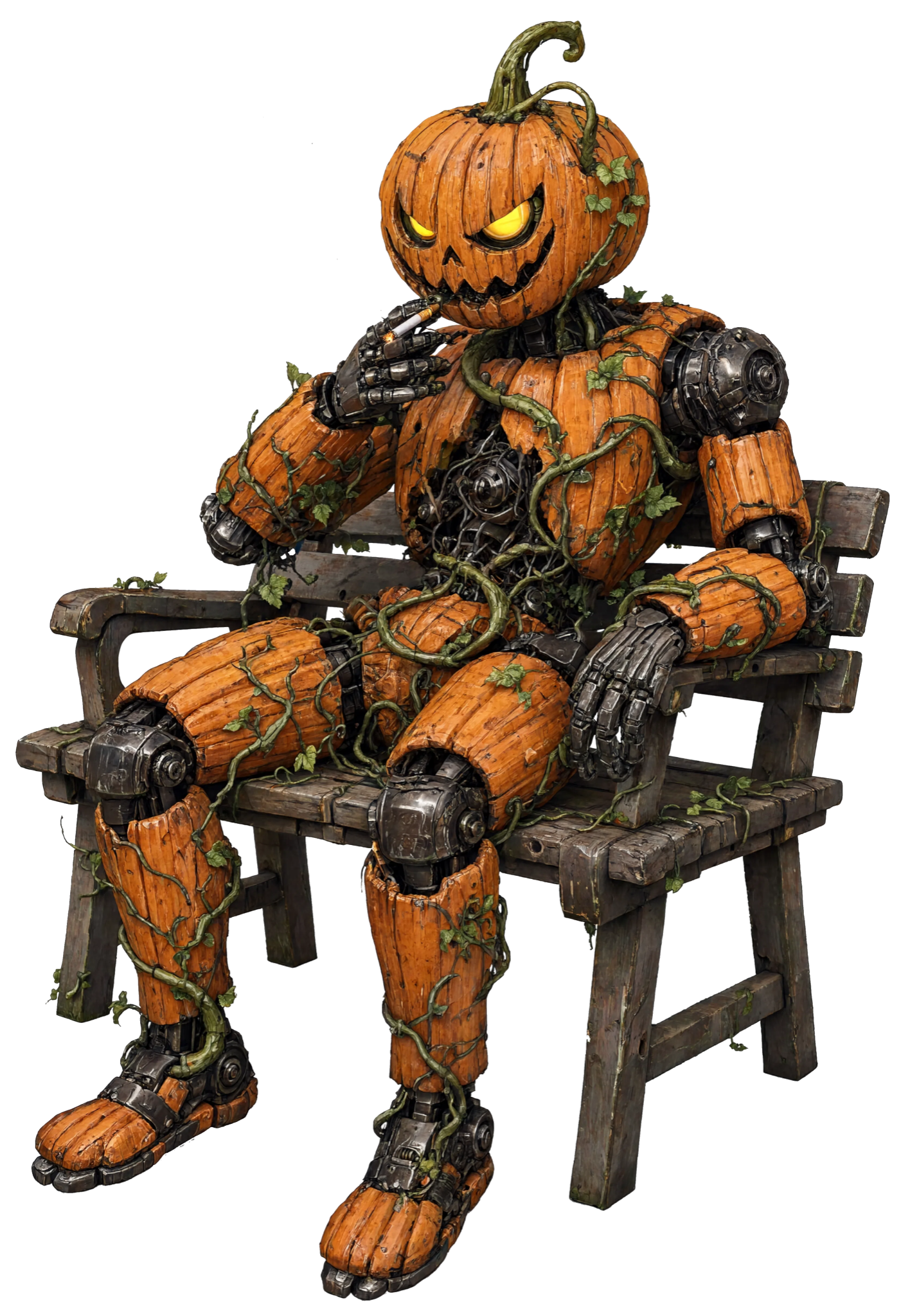 Pumpkin Bot Smig Short Sleeve T-Shirt