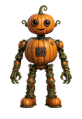 Pumpkin Bot 3 Short Sleeve T-Shirt