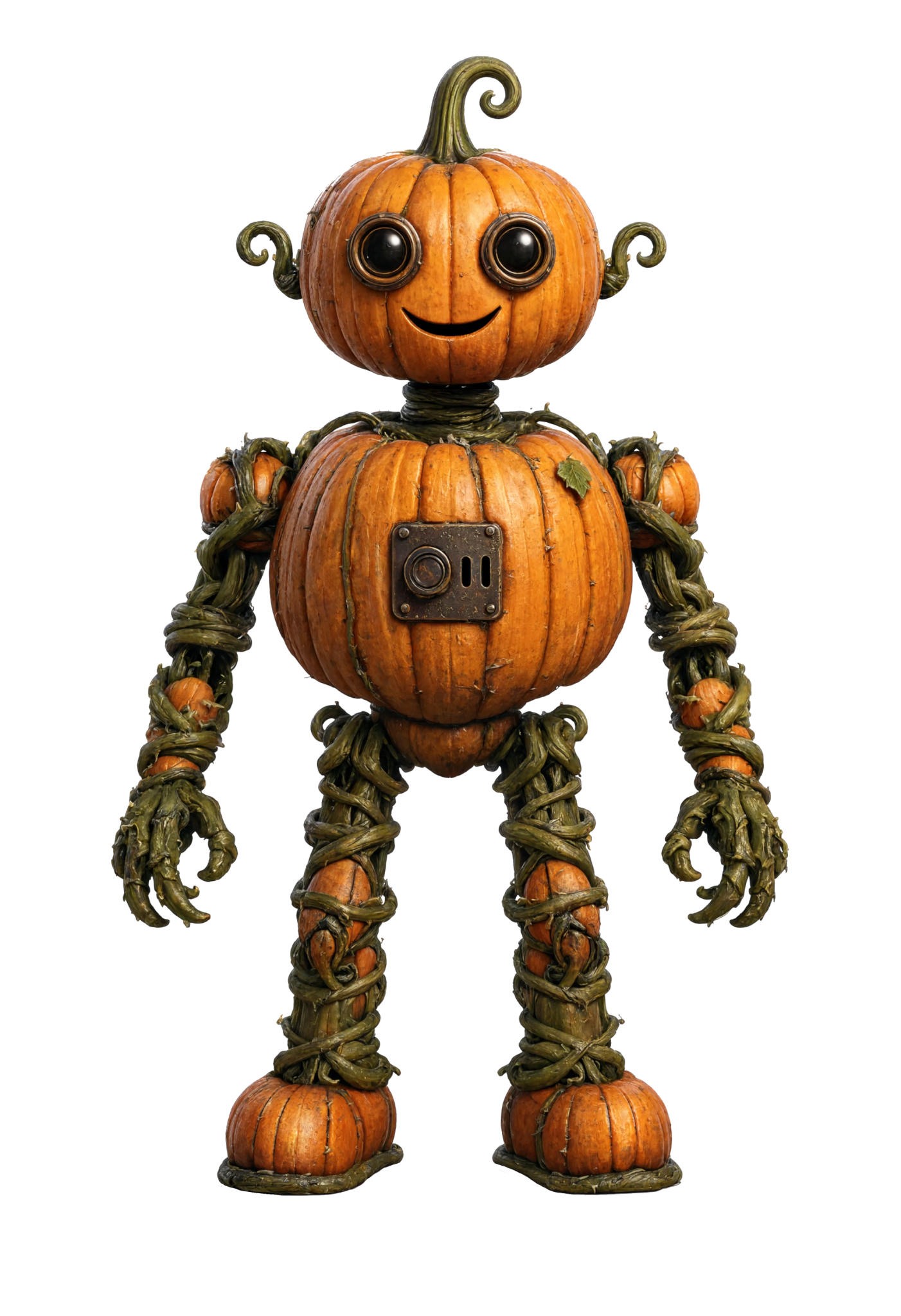 Pumpkin Bot 3 Short Sleeve T-Shirt