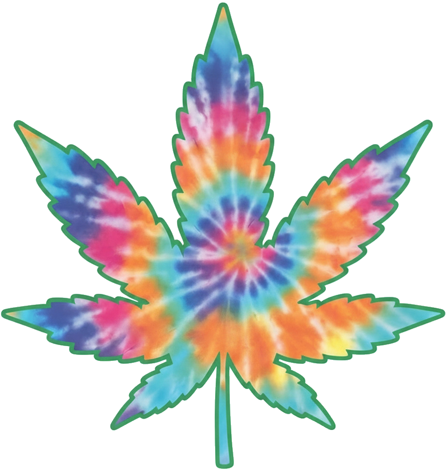 Tie Dye Weed Short Sleeve T-Shirt
