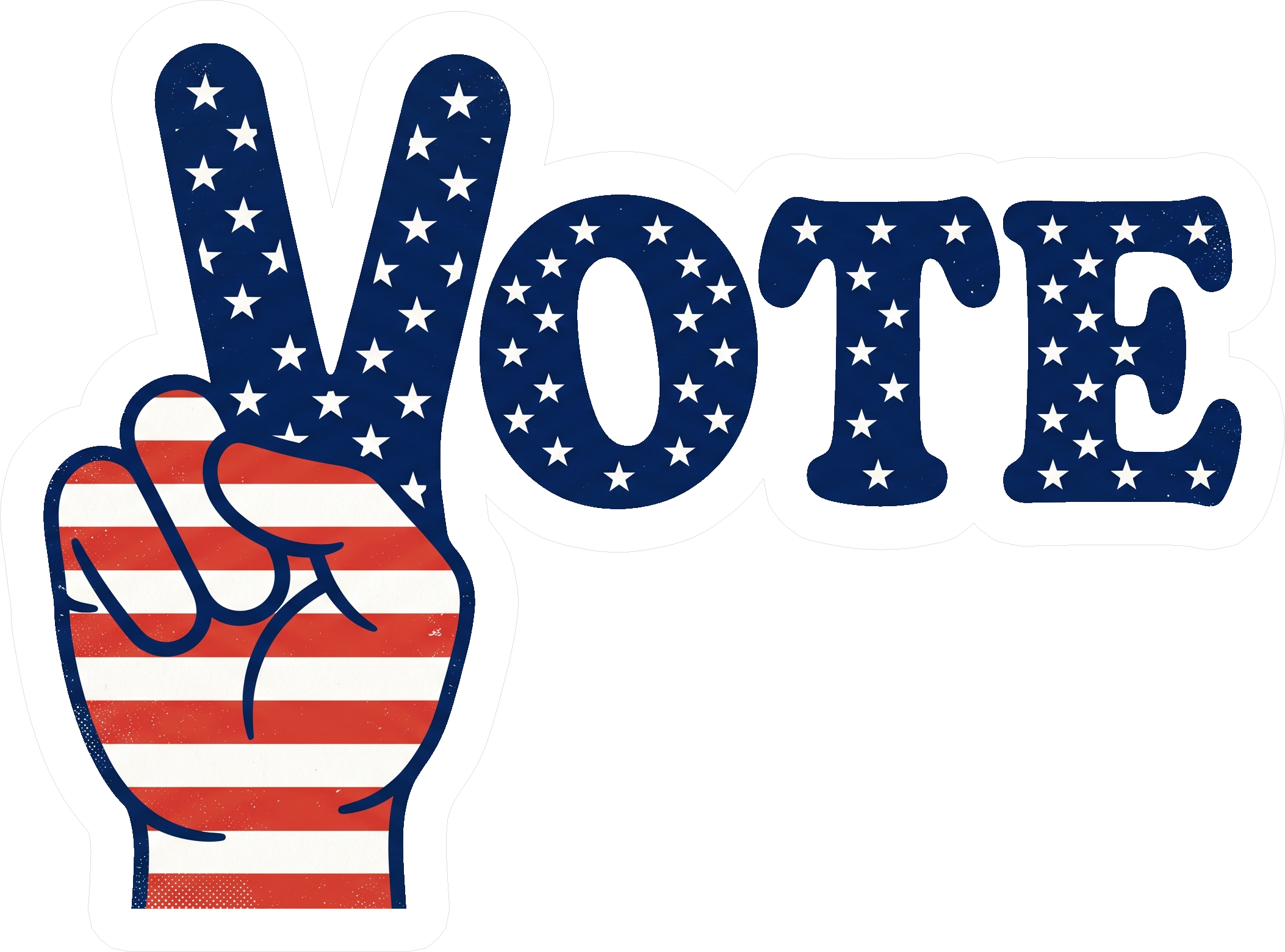 Vote 2 Stickers